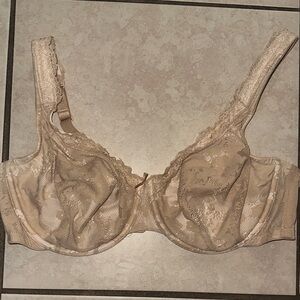 CACIQUE TAN lace bra 40DD